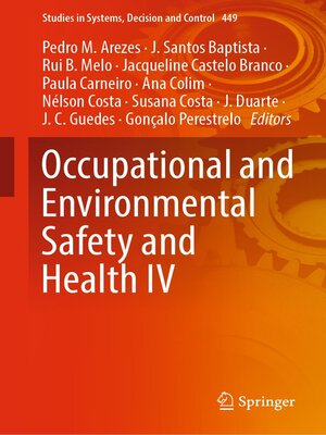 cover image of Occupational and Environmental Safety and Health IV